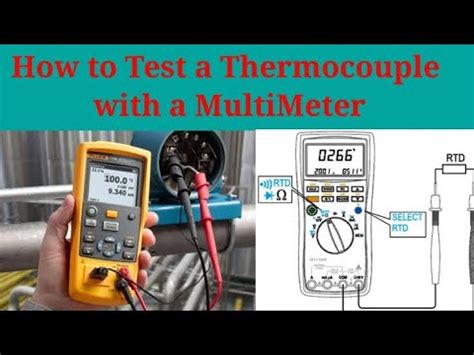 How to check thermocouple with multi meter YouTube