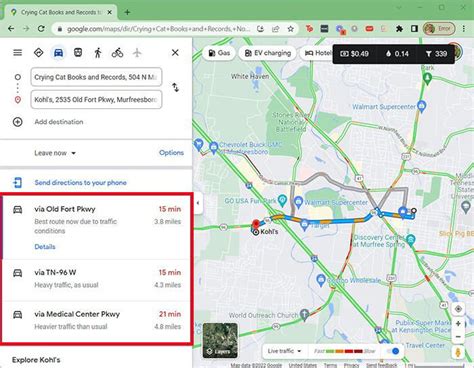 How to check traffic google maps.  Quickly navigate to a common type of place, like p...