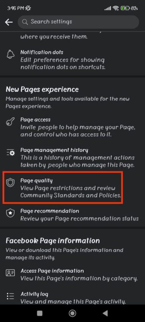How to check your Facebook page quality How to check your Facebook