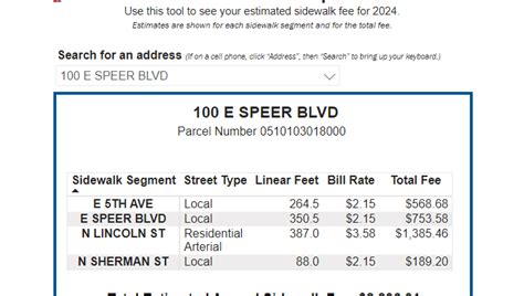 How to check your expected bill for sidewalk repairs in Denver
