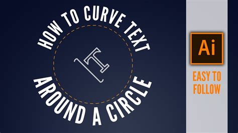 How to circle text in illustrator