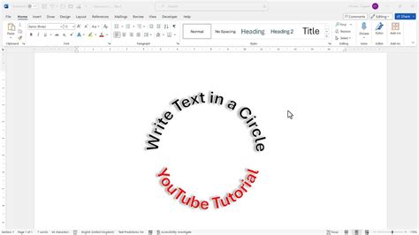 How to circle text in microsoft word