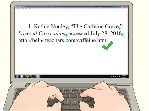 How to cite web articles in text