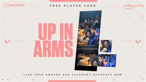 How to claim Up in Arms player card in Valorant through Prime Gaming