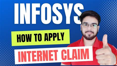 How to claim broadband installation charge in INFOSYS.