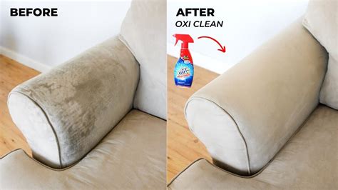 How to clean a suede couch. Step 2. Moisten a cloth with water and vinegar and gently dab at any milk that has soaked into the suede. Do not soak the material with the water and vinegar. Application has to be gentle so as to not push the stain deeper into the fabric. This should be done after the milk has initially soaked into the suede. 