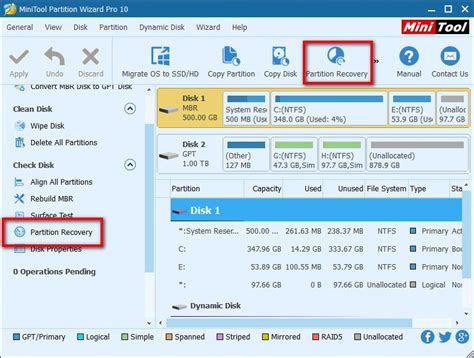 How to clean an MBR and recover drive partitions