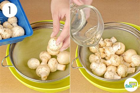 How to clean and cut button mushroom quickly and properly …