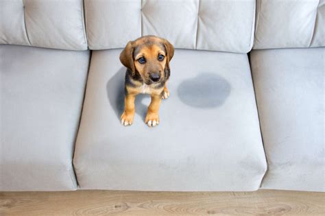 How to clean dog pee off couch. Let the area dry completely, then sniff the space to see if any unwanted smells are lingering. If so, repeat the washing process one or two more times until you do not smell anything immediately after the area dries. Hopefully, you won’t notice the pee smell nearly as much after this process. 2. Make Use of Vinegar. 