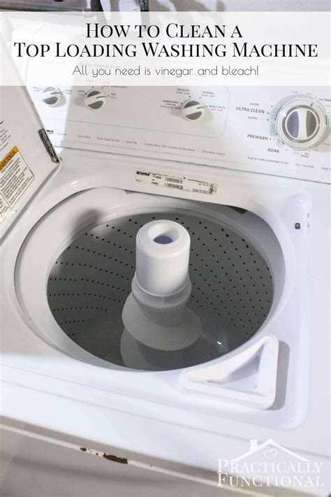 How to clean front loading washing machine with bleach.  Instead, use t...