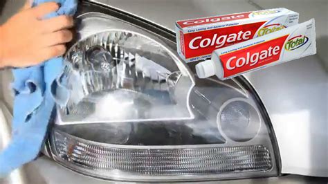 Start by filling a bucket with car soap and water. Then use a car washing sponge to thoroughly scrub both headlights and tail lights. Sometimes headlights can look cloudier than they really are due to road dust. That’s one reason washing is important. A clean car surface is also necessary for best buffing results.. 