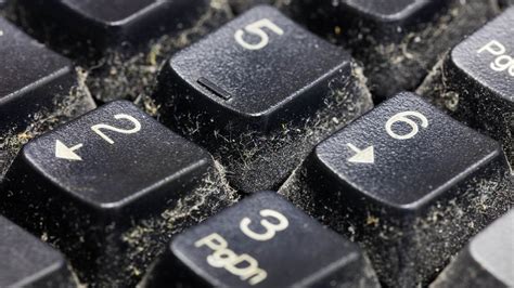 How to clean in between keyboard keys