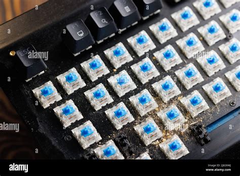 How to clean keyboard without keycaps.  Maintain a hygienic keyboard and improv...