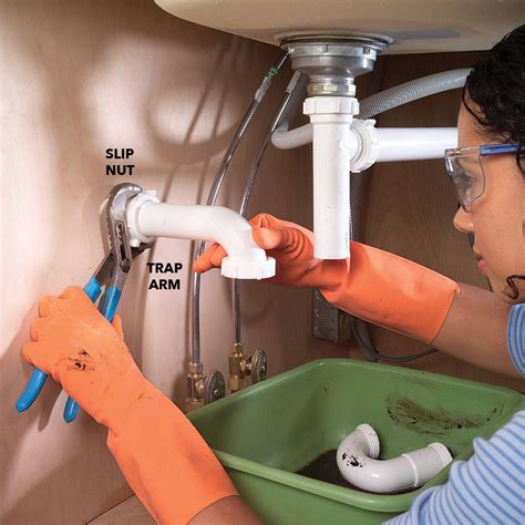 How to clean kitchen sink drain. A clogged drain is never fun. It causes water backup and sometimes overflow, leaving more mess for you to clean up. Find out how to clear a clogged drain with these easy at-home so... 