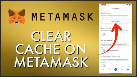 How to clean metamask.  This process is useful for Clearing Cache on MetaM...