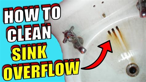 How to clean overflow drain in sink
