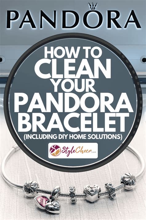 How to clean pandora bracelet. Do not clean your bracelet with silver polish or wear your item in a swimming pool or hot tub. The chemicals in these environments will harm your Pandora jewelry and Pandora will not cover any discoloration from the oxidation process. (The harsh chemicals found in the silver cleaner and pools will remove the oxidation treatment.). 