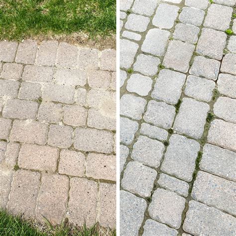 How to clean pavers. Step 2: Pour Soaking Agent on Stain. The next step is to pour a soaking agent onto the stain. Again, you want something that will help break down the oils without damaging your pavers—white vinegar works well for this purpose. Simply pour some white vinegar onto the stain and let it sit for about 10 minutes. 