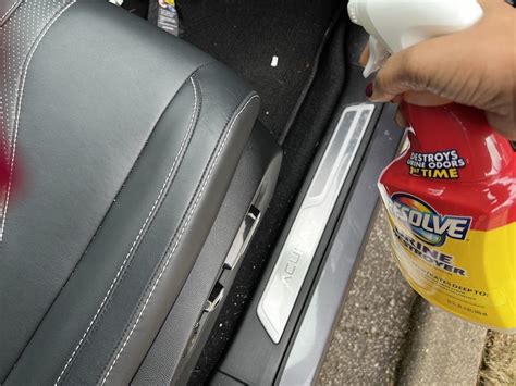How to clean puke in car
