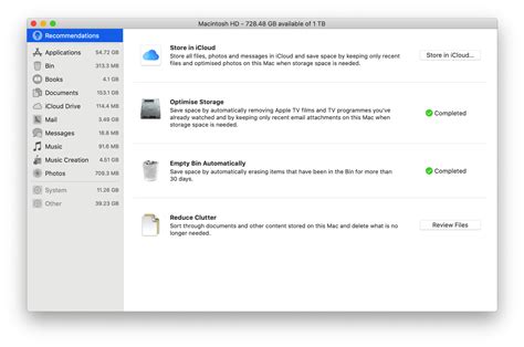 How to clean storage in mac