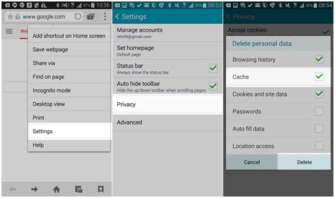 How to clear cache on android phone. You can clear cookies and cache on any Samsung smartphone in the Settings app. Go to Settings > Apps and then find the app you want to clear. After this, select Storage > Clear cache. If you want ... 