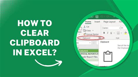 How to clear clipboard in excel