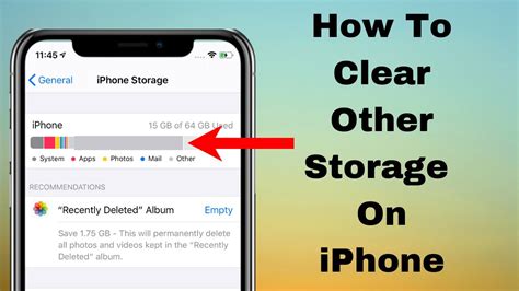 How to clear others in phone storage