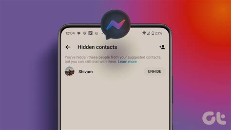 How to clear people in messenger