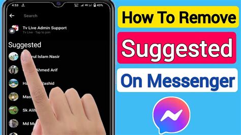 How to clear search in messenger