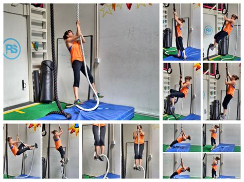 How to climb a rope in gymnastics
