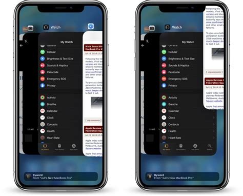 How to close applications in iphone x