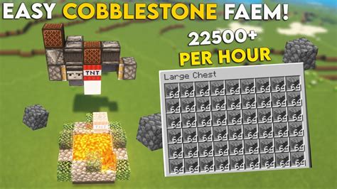 How to collect cobblestone in minecraft