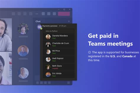 How to collect payments for a Microsoft Teams webinar