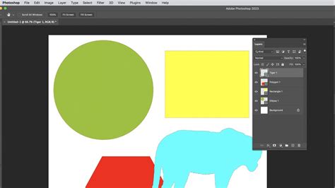 How to color a shape in photoshop
