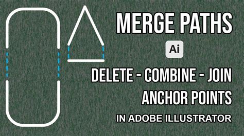 How to combine anchor points in illustrator