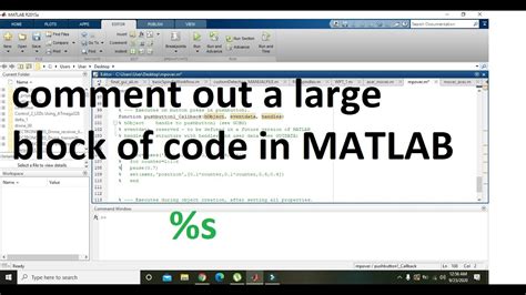 How to comment out code in matlab