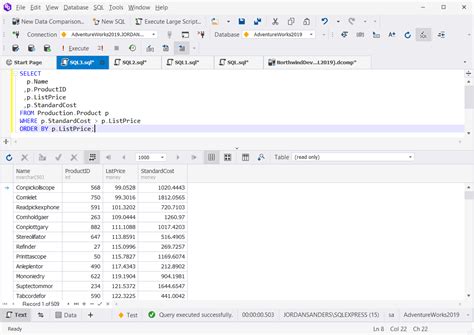 How to compare column values in sql