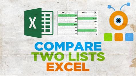 How to compare two lists in excel