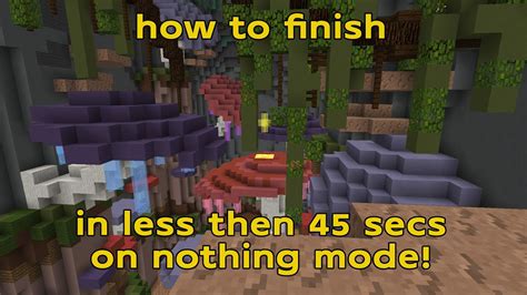 How to complete the Giant mushrooms race on nothing mode! Hypixel …