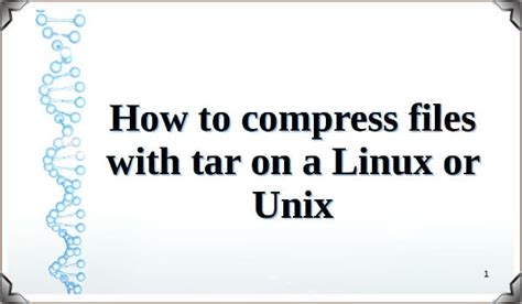 How to compress a file in unix