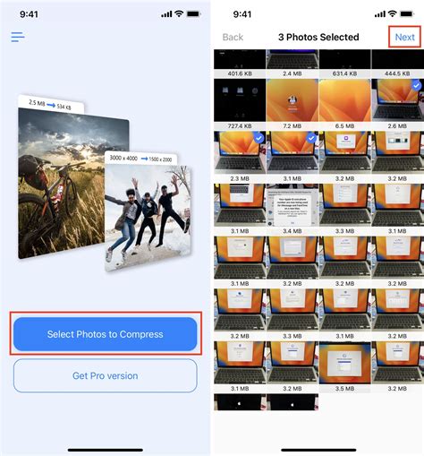 How to compress image size in iphone