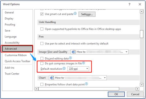 How to compress photos in word document