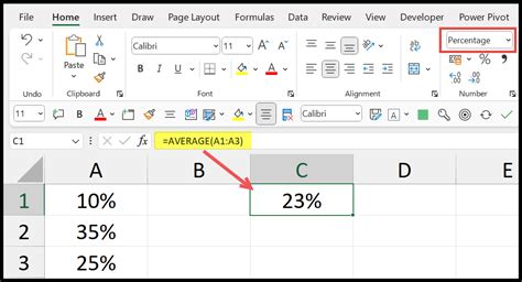 How to compute for percentage in excel