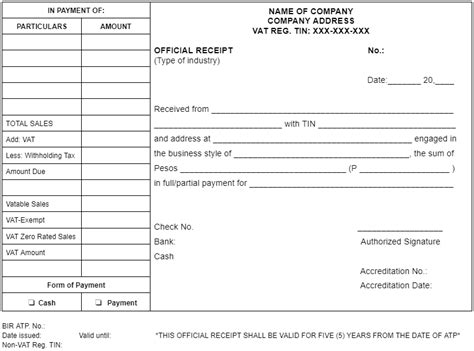 How to compute vat in official receipt