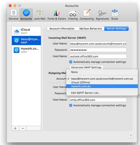 How to configure "Shared Mailbox" in Apple Mail?