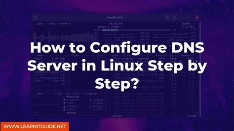 How to configure dns in linux
