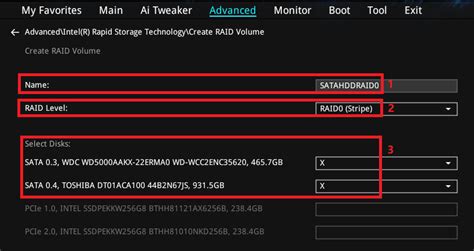 How to configure raid in bios
