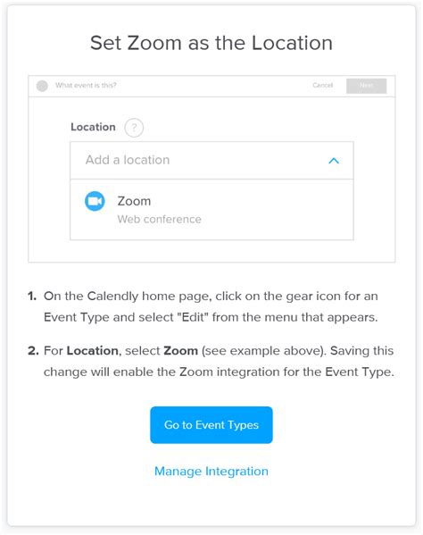 How to connect Zoom to Calendly