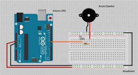 How to connect a buzzer in a circuit.  Components Required: - Arduino Uno A buzze...
