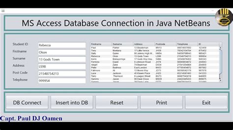 How to connect access database in java